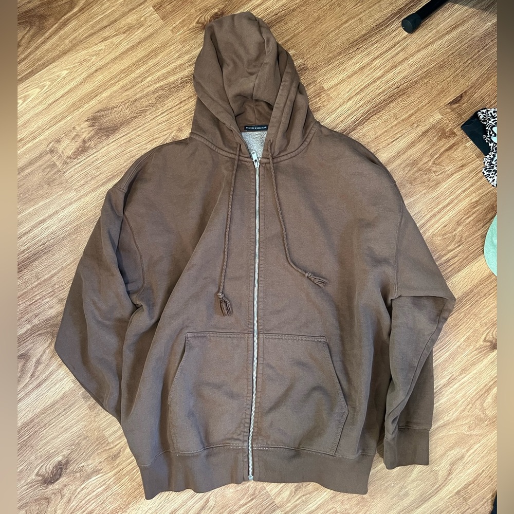 Brandy Melville Christy Hoodie in Brown